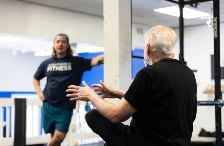 Man on One-on-One Training with coach Josh Mavilia