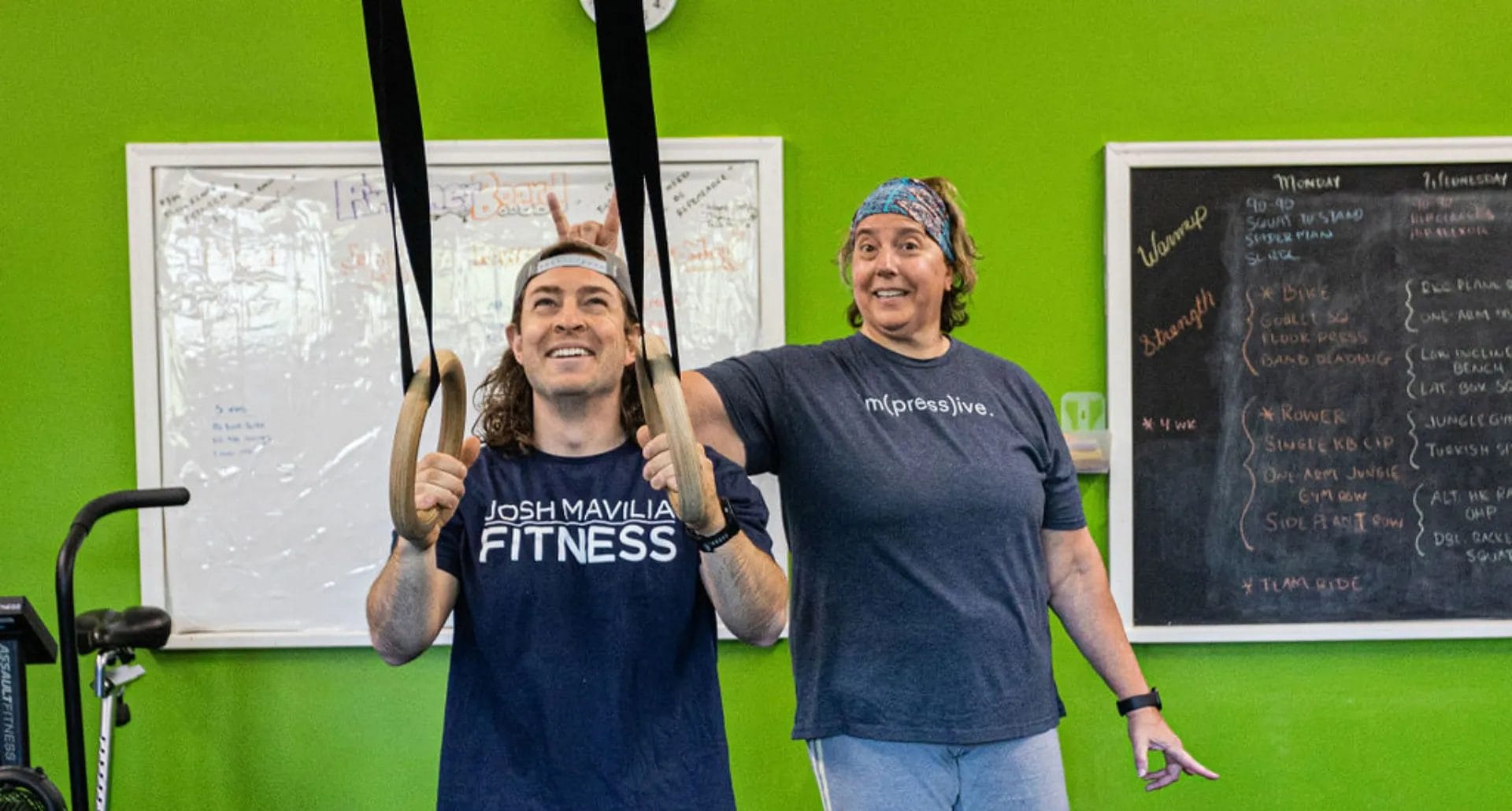 Small group personal training session